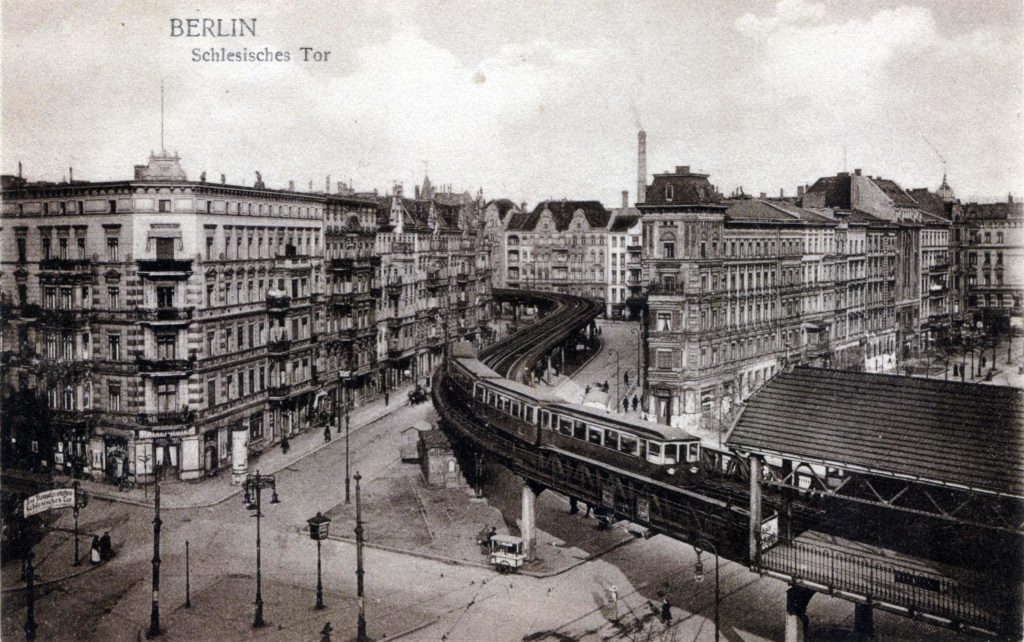 Berlin U Bahn Schlesisches Tor 1900