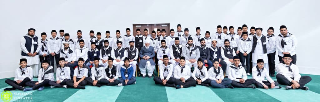 Atfal travel from Germany to Markaz for audience with Huzoor