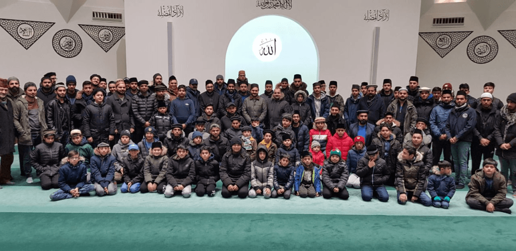 Fajr behind Huzoor in Islamabad