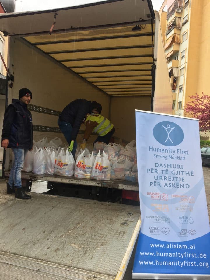 Humanity First Germany distributes two tons of food in Albania