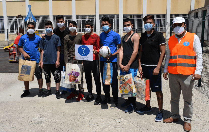 Refugees in Bulgaria delivered aid