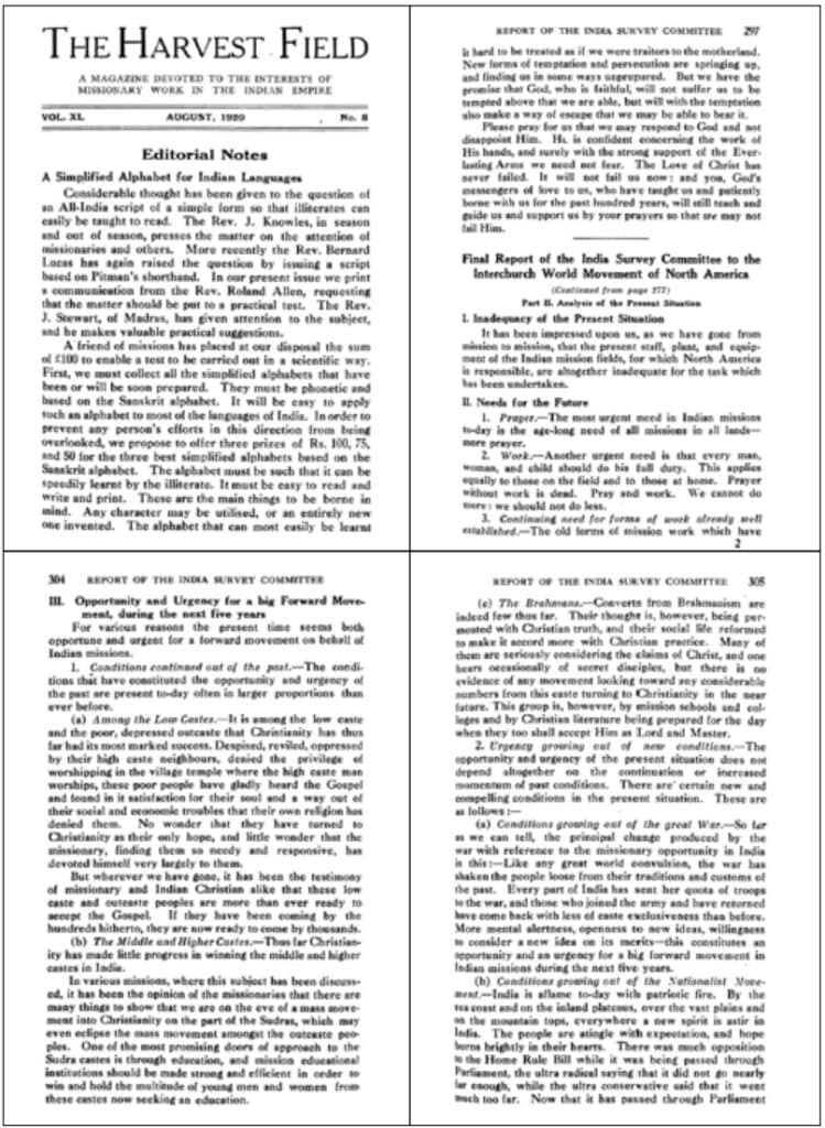 100 Years Ago… – Success of Christian Missions in India