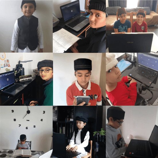 Virtual academic competitions of Waqf-e-Nau France