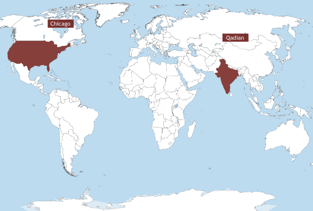Coming from every distant track: A couple from Chicago