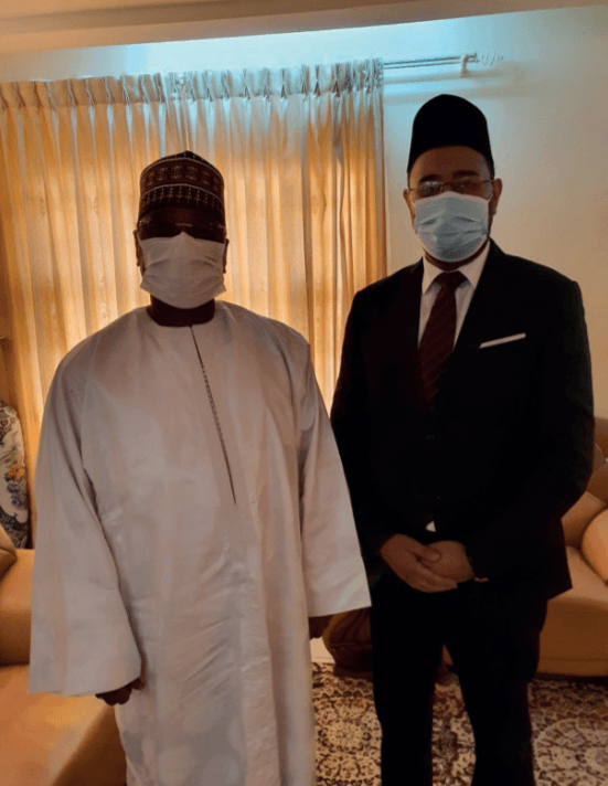 Amir Jamaat Niger’s meeting with the president of the national assembly in Niamey, Niger
