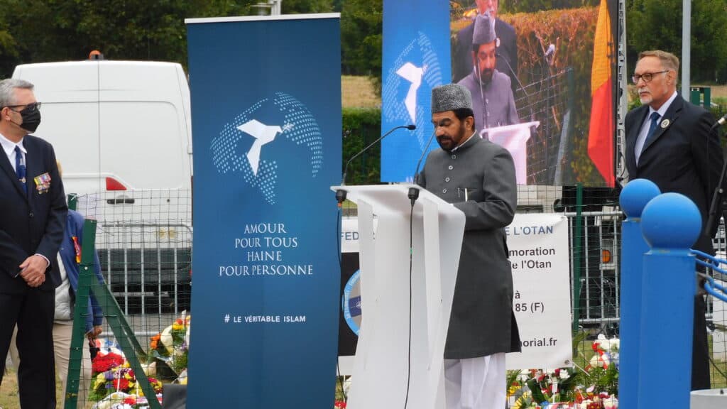 Ahmadi missionary invited by the Federation of the Memorial of NATO in France
