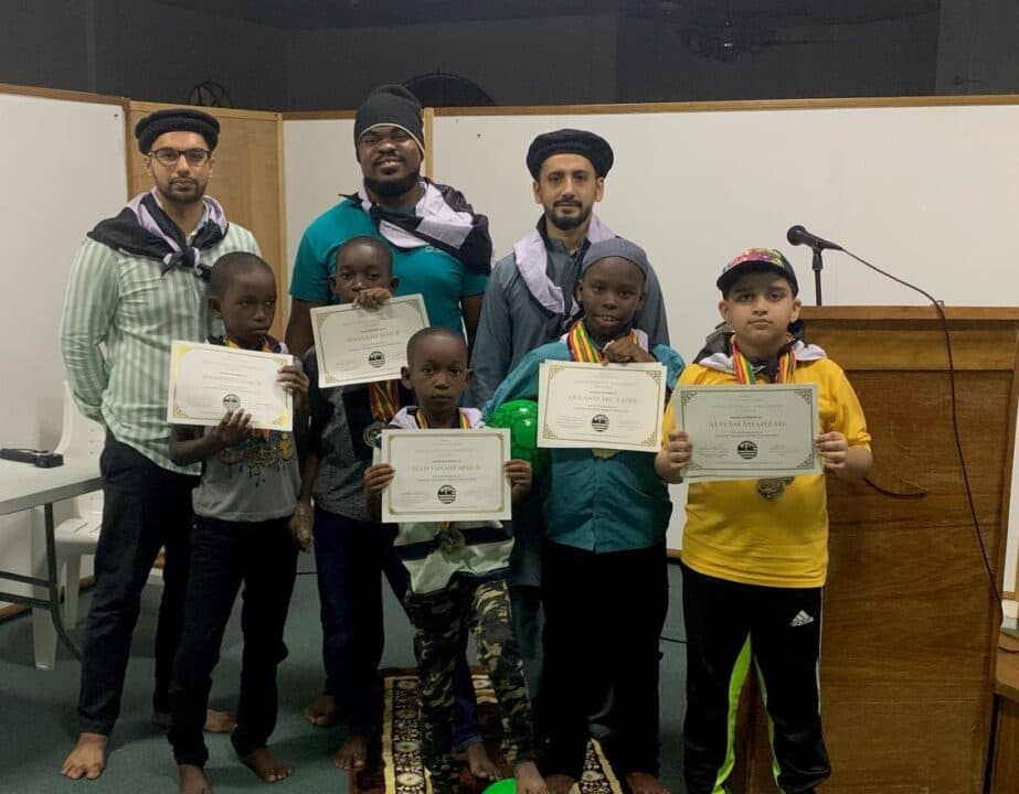 Guyanese Atfal Ahmadi converts take part in summer camp
