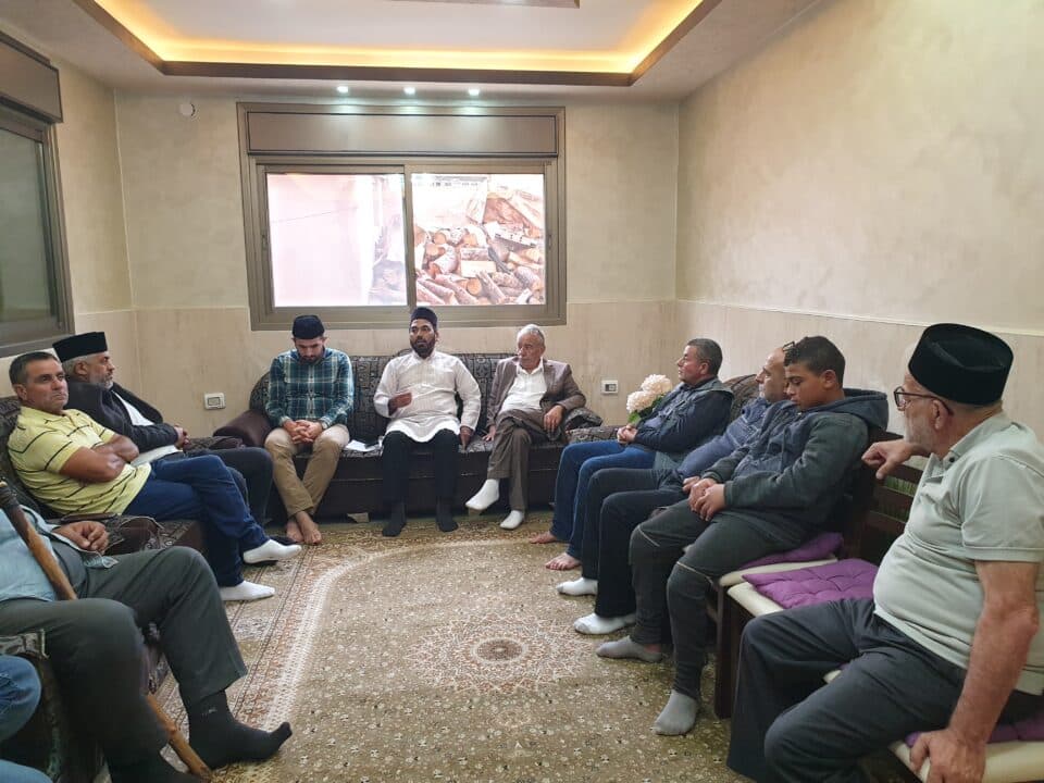 Recent tours of Ahmadi missionaries in Palestine