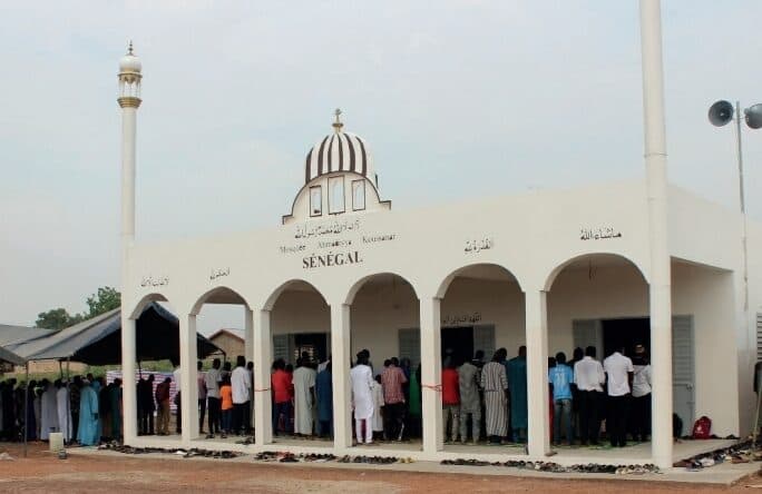 New Ahmadi mosque in Tambacounda, Senegal