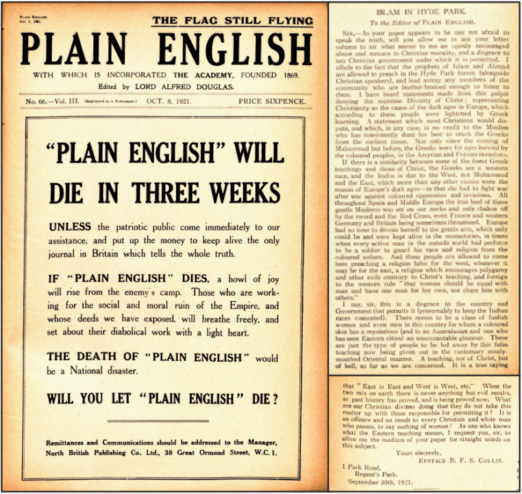 100 Years Ago… – Response to misinformation and prejudice against Islam, 1921