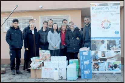 Humanity First Croatia lauded for distributing food during festive season