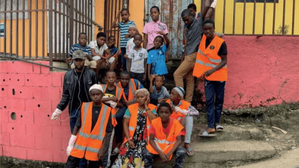 “I clean my town” initiative by Ahmadis of Mayotte Island