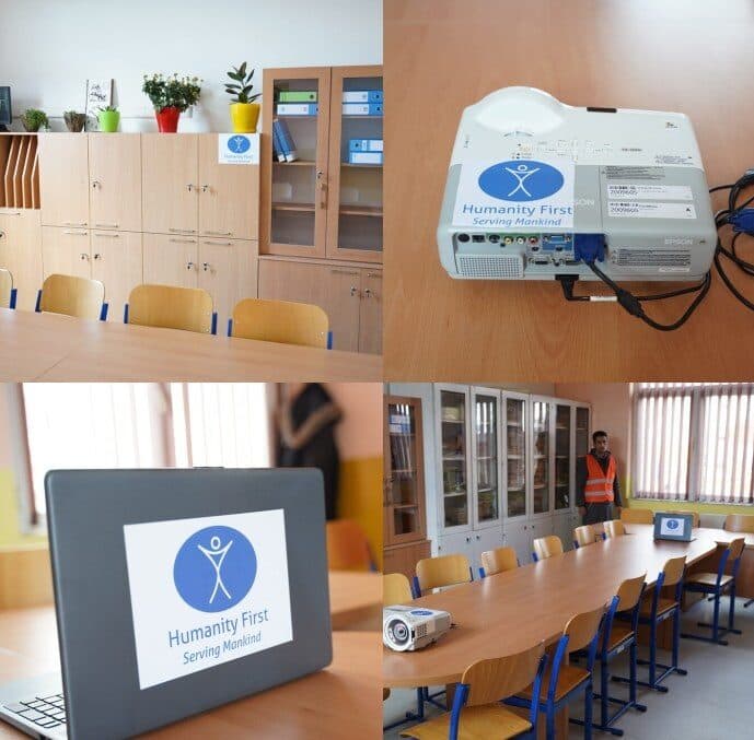 Ahmadis in Kosovo donate equipment to struggling primary school