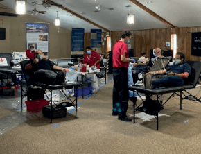 Red Cross Blood Drive in Austin, Texas