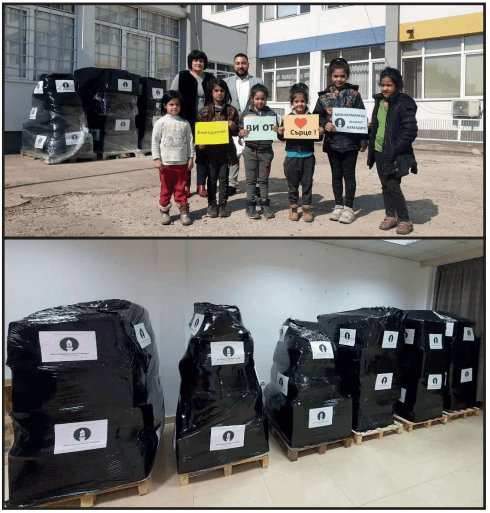 1,000 pairs of shoes donated for the needy in Gulyantsi, Bulgaria