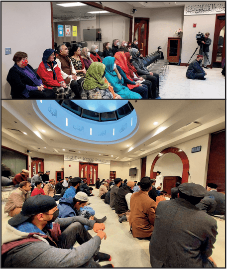 Open house iftar at Mahmood Mosque, Detroit, USA