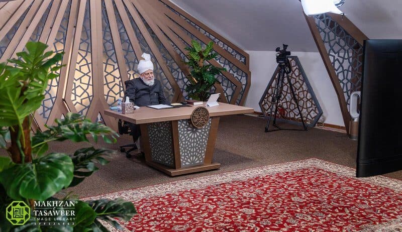 If we do not play our role in advancing the mission of the Promised Messiah, Allah will do it by some other means: Nasirat members of Waqf-e-Nau UK attend virtual class with Hazrat Khalifatul Masih V