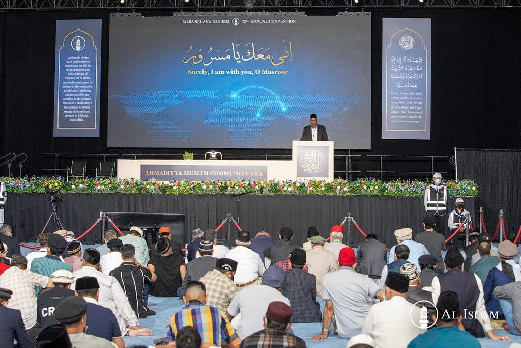 ‘The purpose for holding this gathering is to acquire religious knowledge and spiritual training’: Huzoor’s message to Jalsa Salana USA 2022