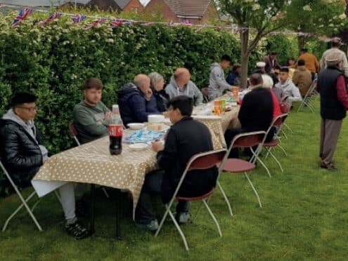 Garden party in Hartlepool celebrating the Queen’s jubilee