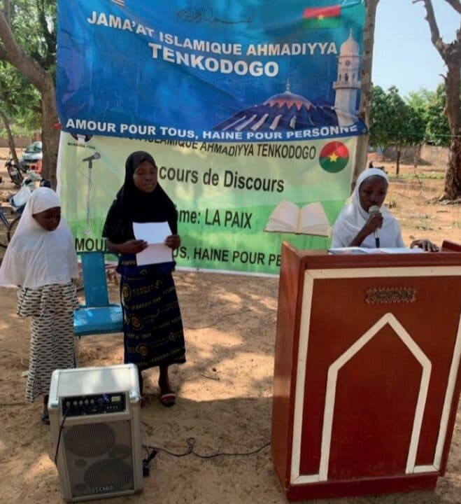 Speech contests in schools and colleges in Burkina Faso