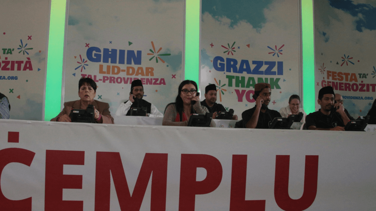 Jamaat-e-Ahmadiyya Malta participates in the Id-Dar tal-Providenza telethon