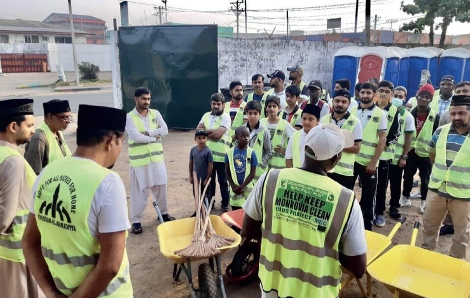 New Year’s activities by Majlis Khuddam-ul-Ahmadiyya Liberia