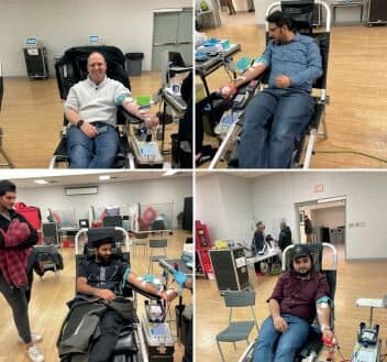 Majlis Khuddam-ul-Ahmadiyya and Canadian Blood Services host blood drive in Newmarket