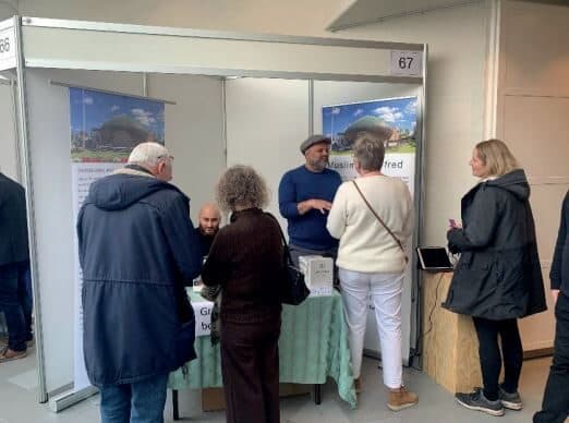 Tabligh stall held in Aalborg, Denmark