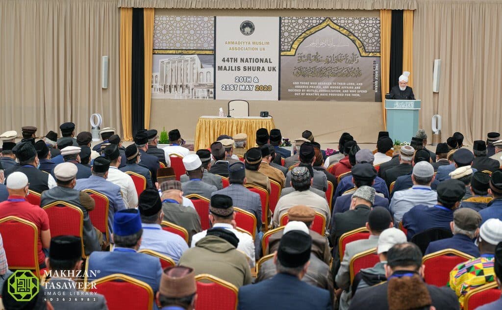 Philosophy of spiritual companionship: Huzoor addresses National Majlis-e-Shura UK 2023