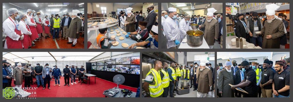 Hazrat Khalifatul Masih V inspects and inaugurates Jalsa Salana UK 2023 duties