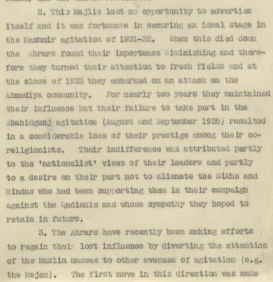 Historical analysis of Ahrar’s anti-Ahmadiyya agitation – Part 3