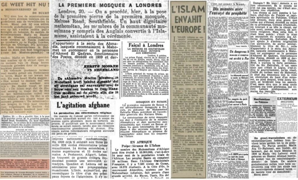 Message of Islam Ahmadiyyat echoes through the Belgian press