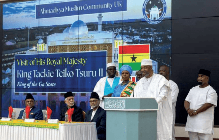 Visit by King of the Ga State, Ghana and fifth Pan-African Peace Symposium