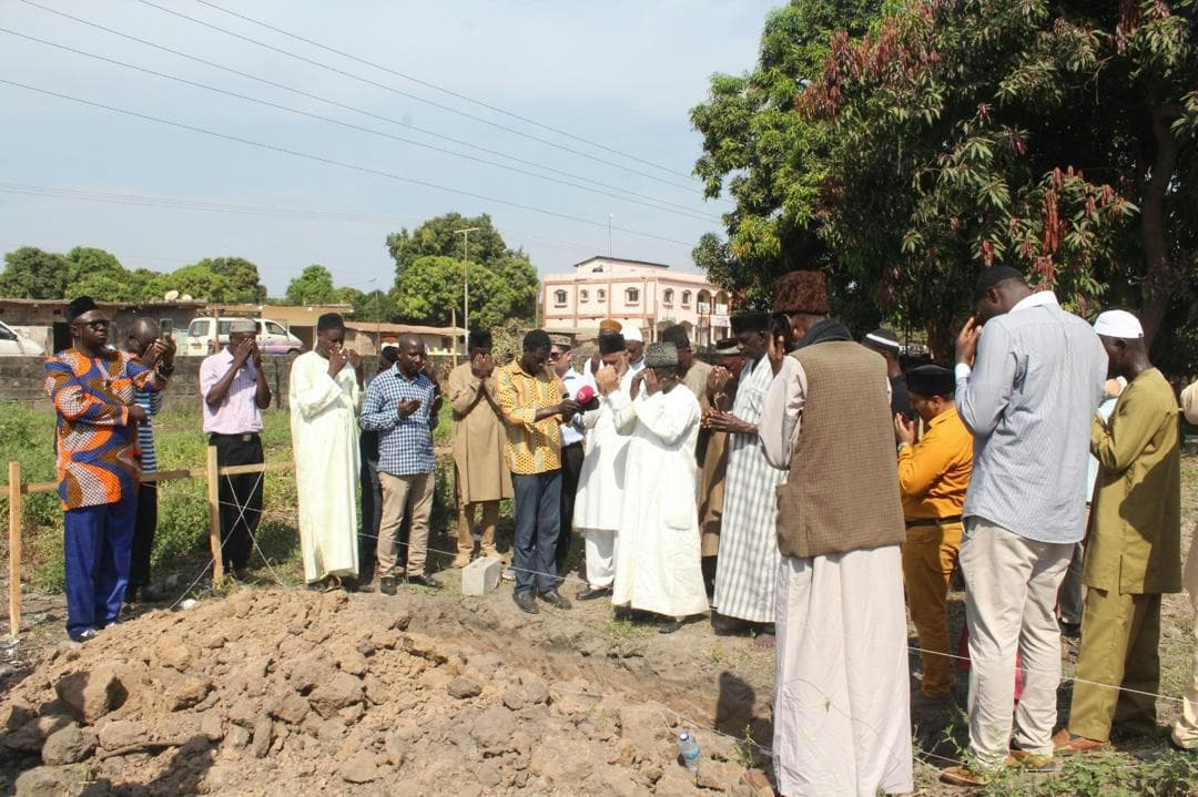 Foundation of a new mosque in New Yundum, The Gambia