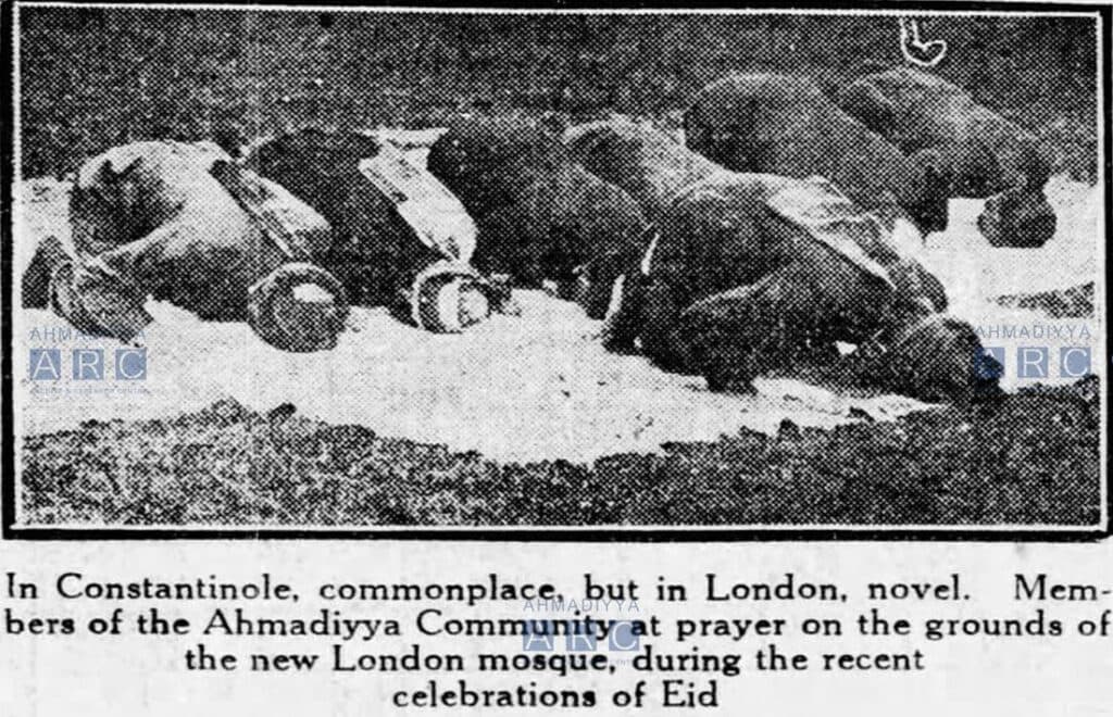 The 1925 Eid-ul-Fitr: Press reports of historic Eid receptions at the London Mosque (1925-1955)