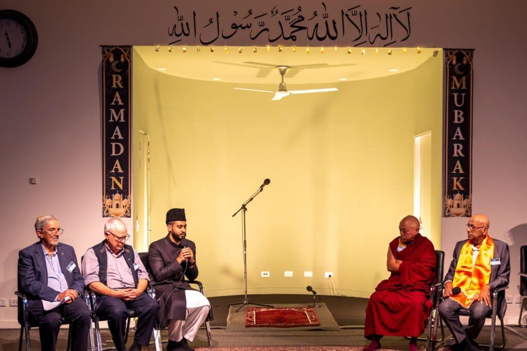 Interfaith tabligh event held at the Baitul Masroor Mosque in Australia