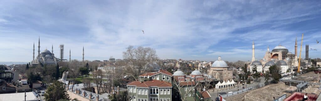 Panoramic view of Istanbul
