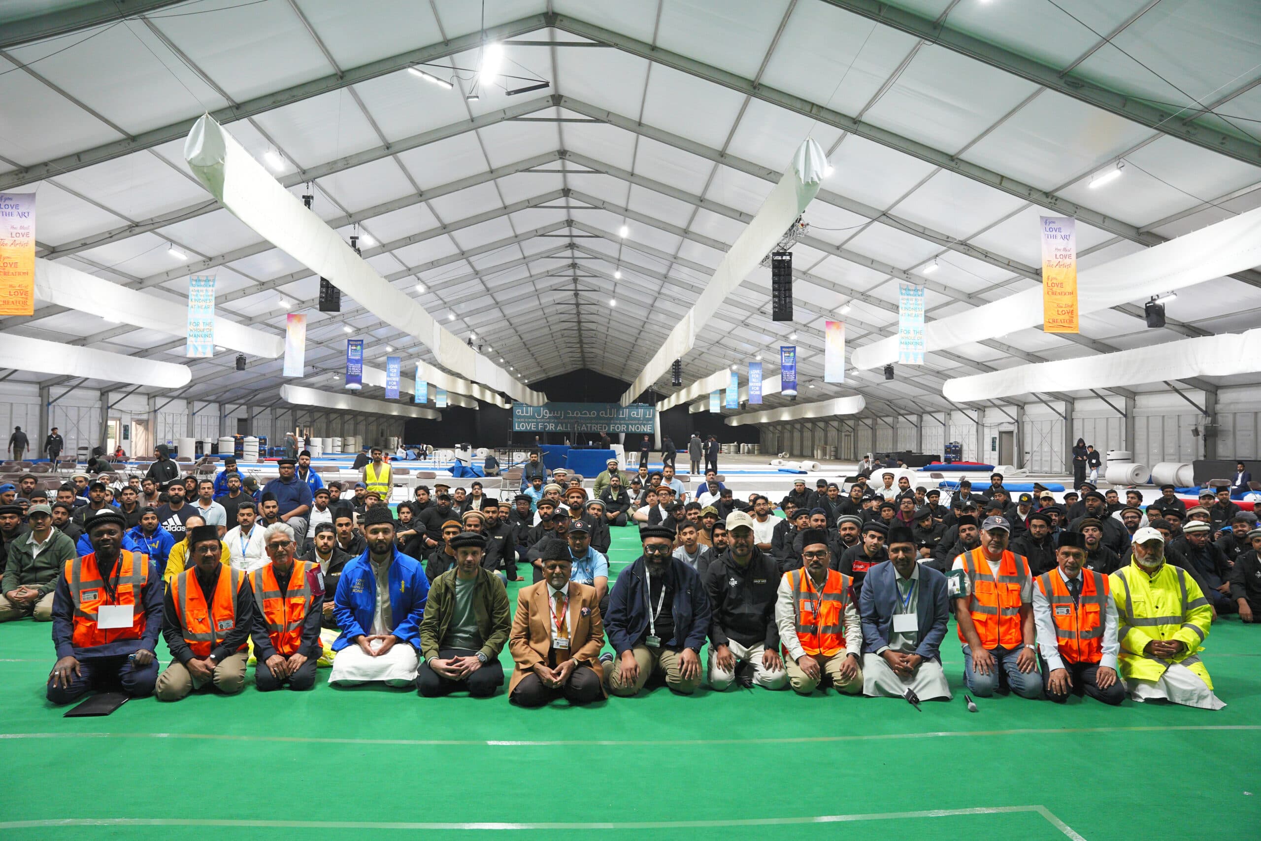 Over 230 Canadian khuddam perform waqf-e-arzi at Jalsa Salana UK 2025