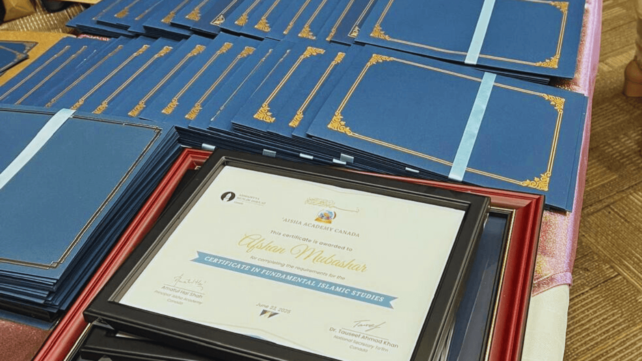 Aisha Academy Canada held its 12th Graduation Ceremony