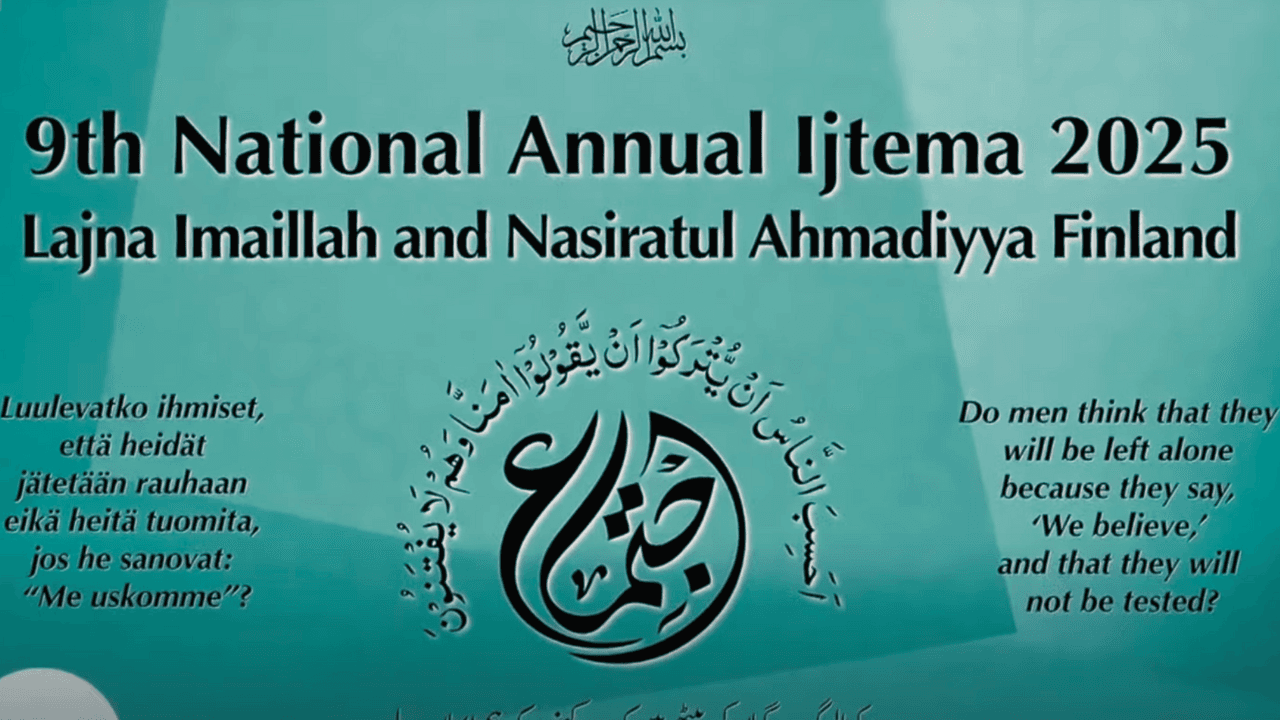 9th annual ijtema held by Lajna Imaillah Finland