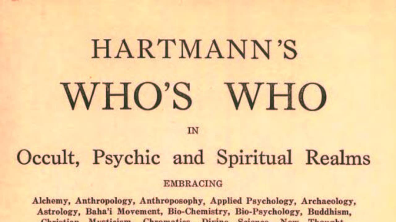 Introduction to the Ahmadiyya Muslim Jamaat in Hartmann’s Who’s Who, 1925