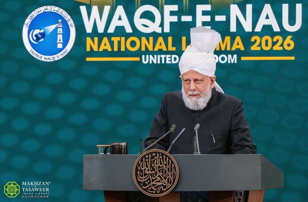 True peace and contentment lie in the nearness of Allah: Huzoor’s address to waqifaat-e-nau at UK Ijtema 2026