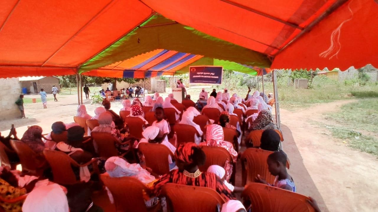 Regional Jalsa Yaum-e-Masih-e-Maud held by Lajna Imaillah Bondoukou, Ivory Coast