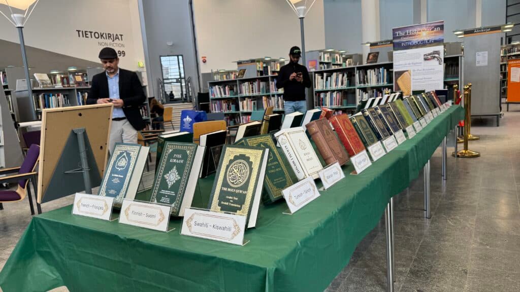 Quran exhibition held in Joensuu, Finland