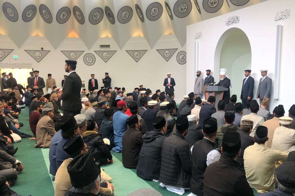 A blessed Friday at the new Markaz