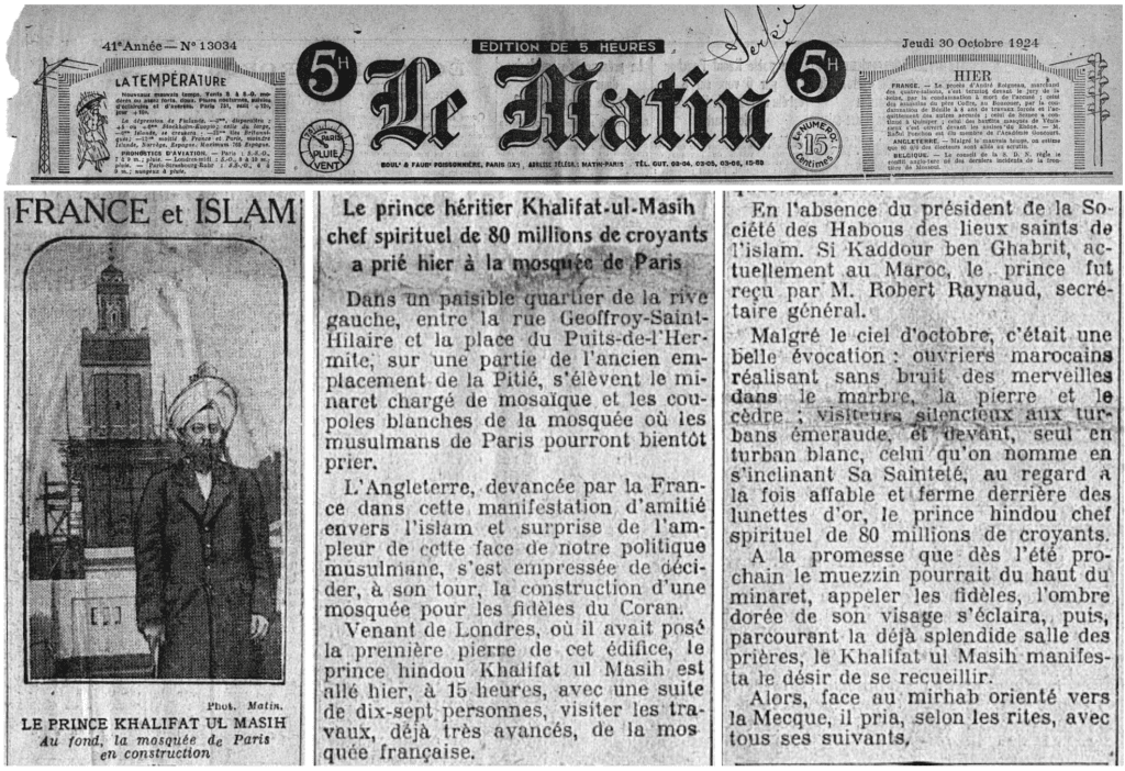 A reformer in Paris – A leaf from history