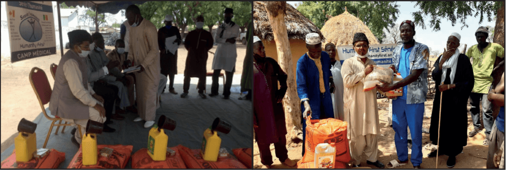 Fires in villages of Senegal: Ahmadis from Humanity First Senegal go to aid