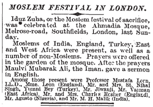 100 Years Ago… – Correction of misinformation spread by Paighamis