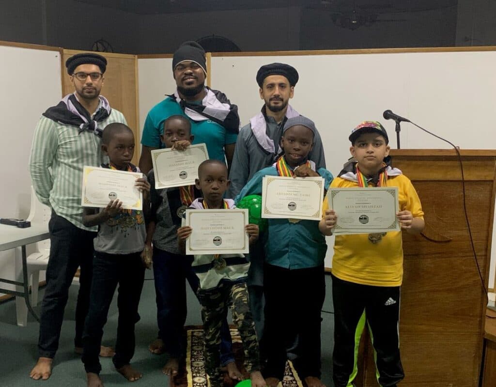 Guyanese Atfal Ahmadi converts take part in summer camp