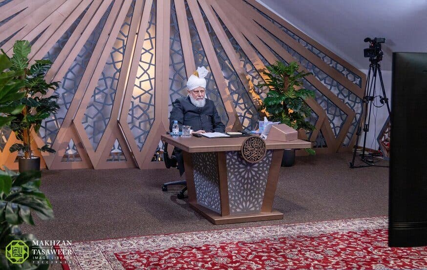 Regularly observe the five daily prayers so your children may follow suit: Huzoor guides national amila of Jamaat Norway